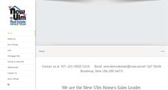 Desktop Screenshot of newulmrealestate.net